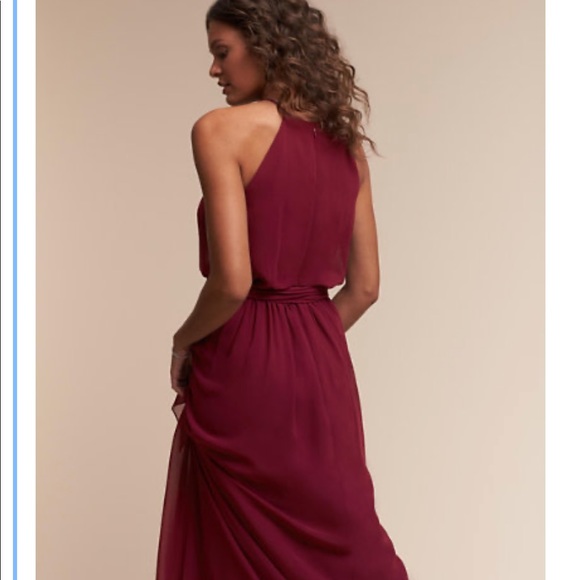 Alana Dress BHLDN black cherry size 6 - Picture 2 of 3